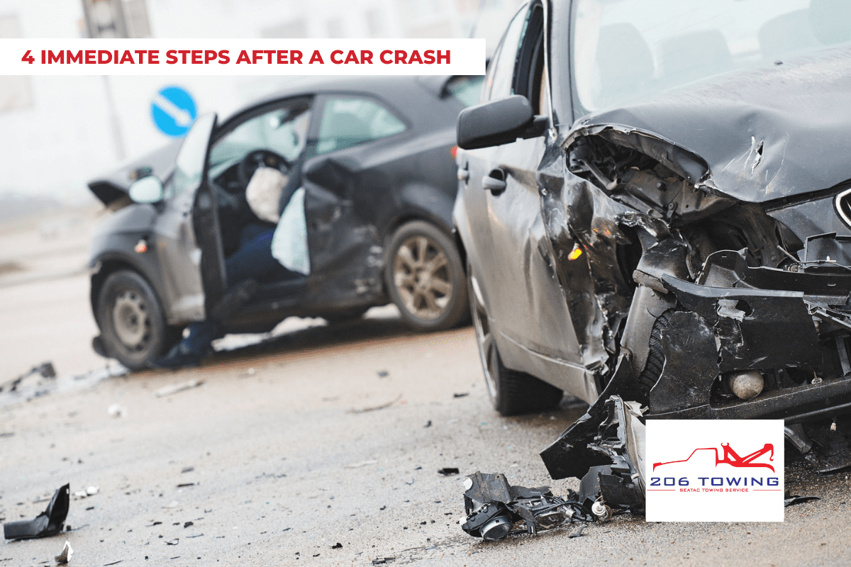 4 IMMEDIATE STEPS AFTER A CAR CRASH