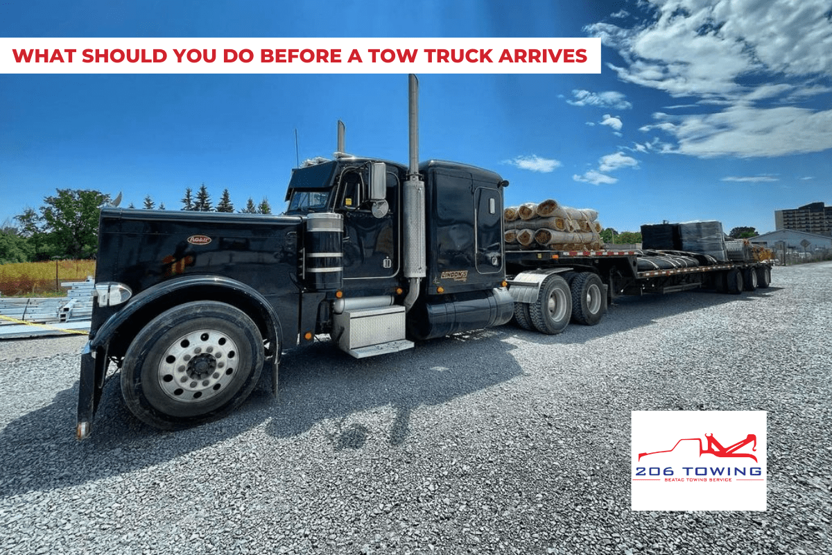 WHAT SHOULD YOU DO BEFORE A TOW TRUCK ARRIVES